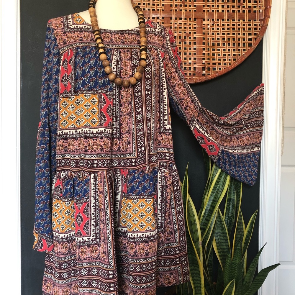 Love Riche Boho Dress with Pockets